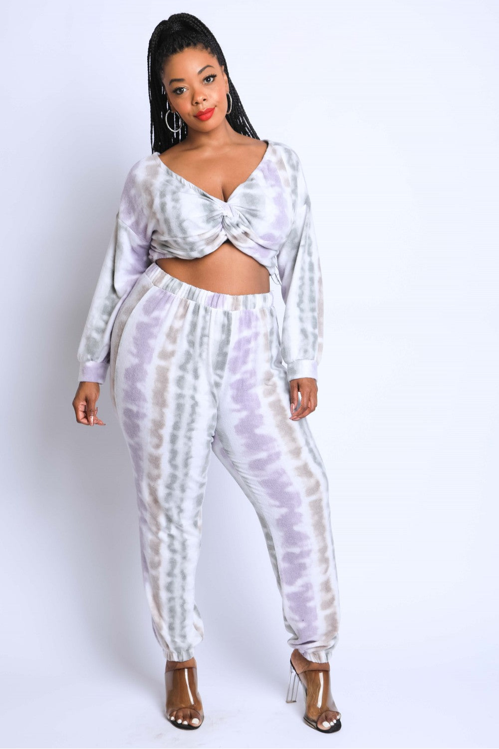 Tie Die Off Shoulder Set - Marie Lashaays 