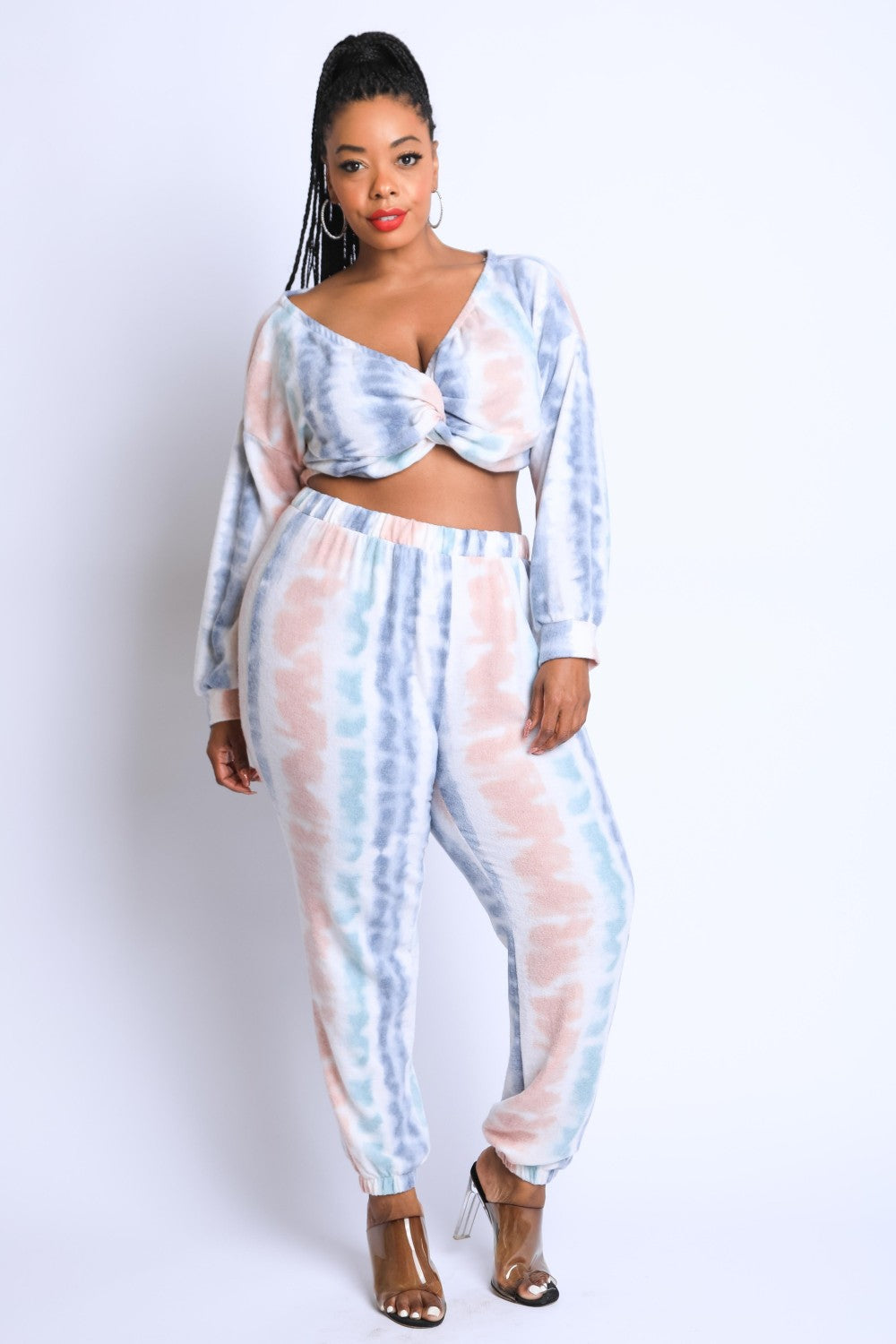 Tie Die Off Shoulder Set - Marie Lashaays 