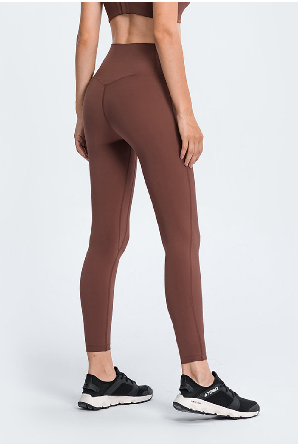 High Rise Ankle-Length Yoga Leggings - Marie Lashaays 