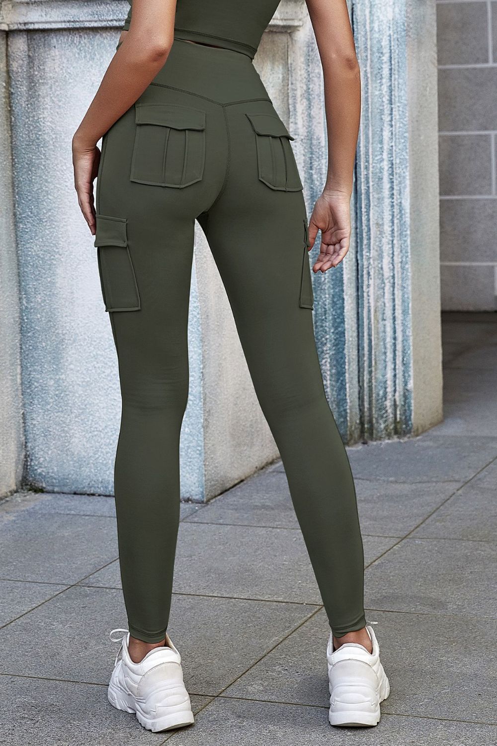 High Waist Leggings with Pockets - Marie Lashaays 