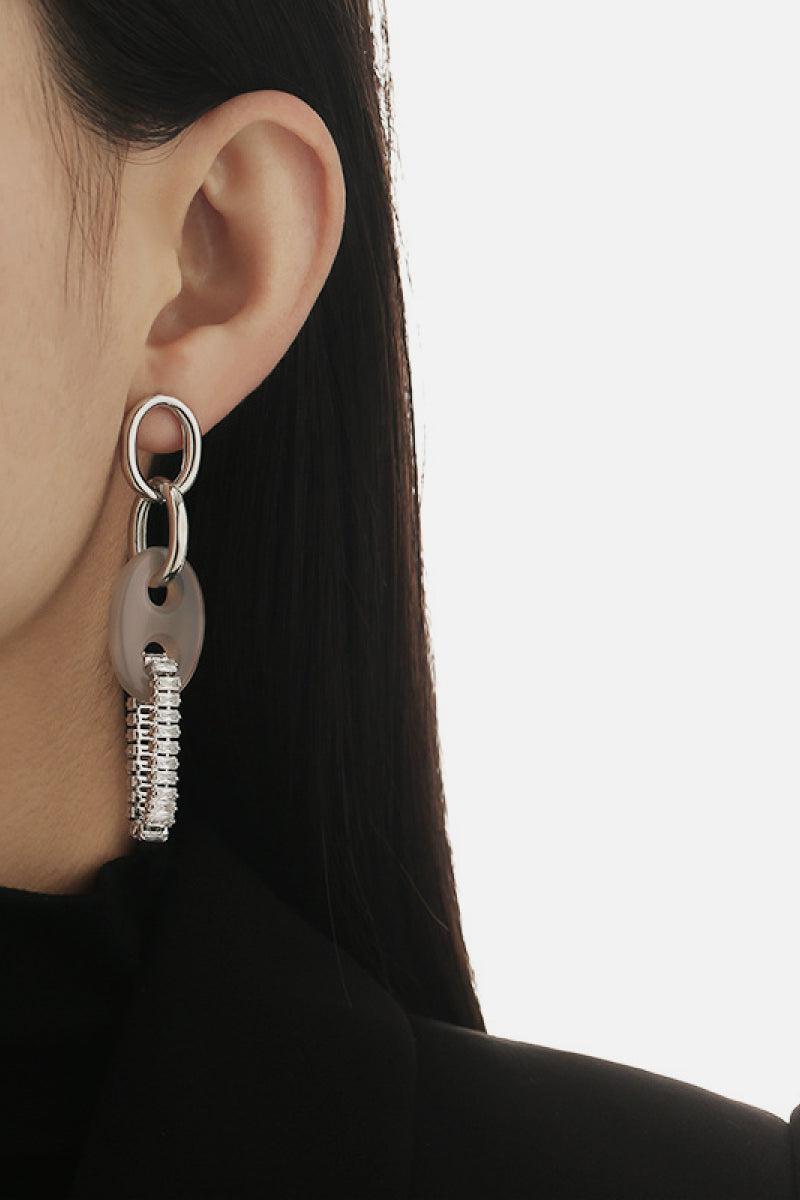 Industrial Natural Stone Earrings - Marie Lashaays 