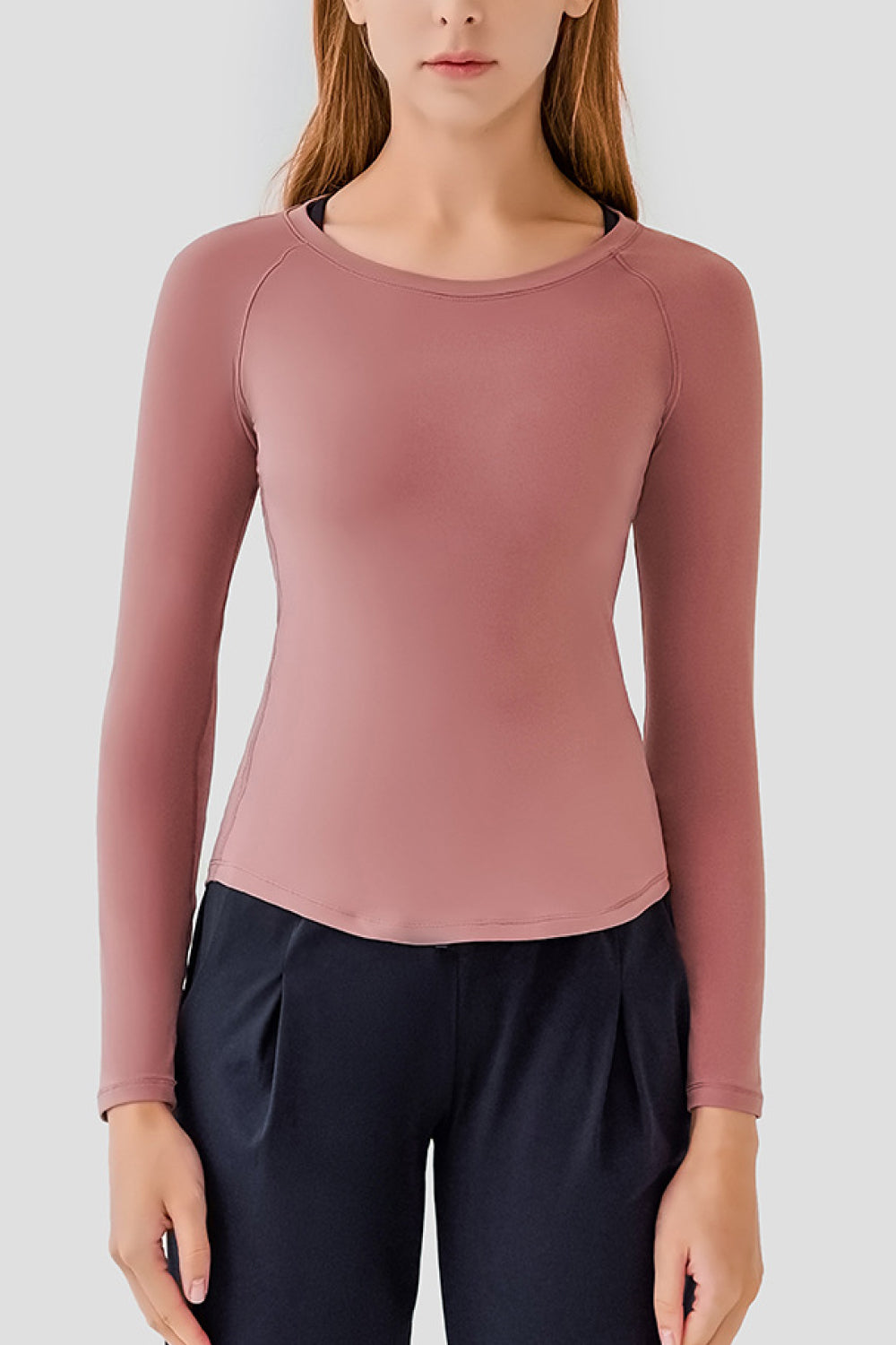 Long Sleeve Yoga Athletic Top - Marie Lashaays 