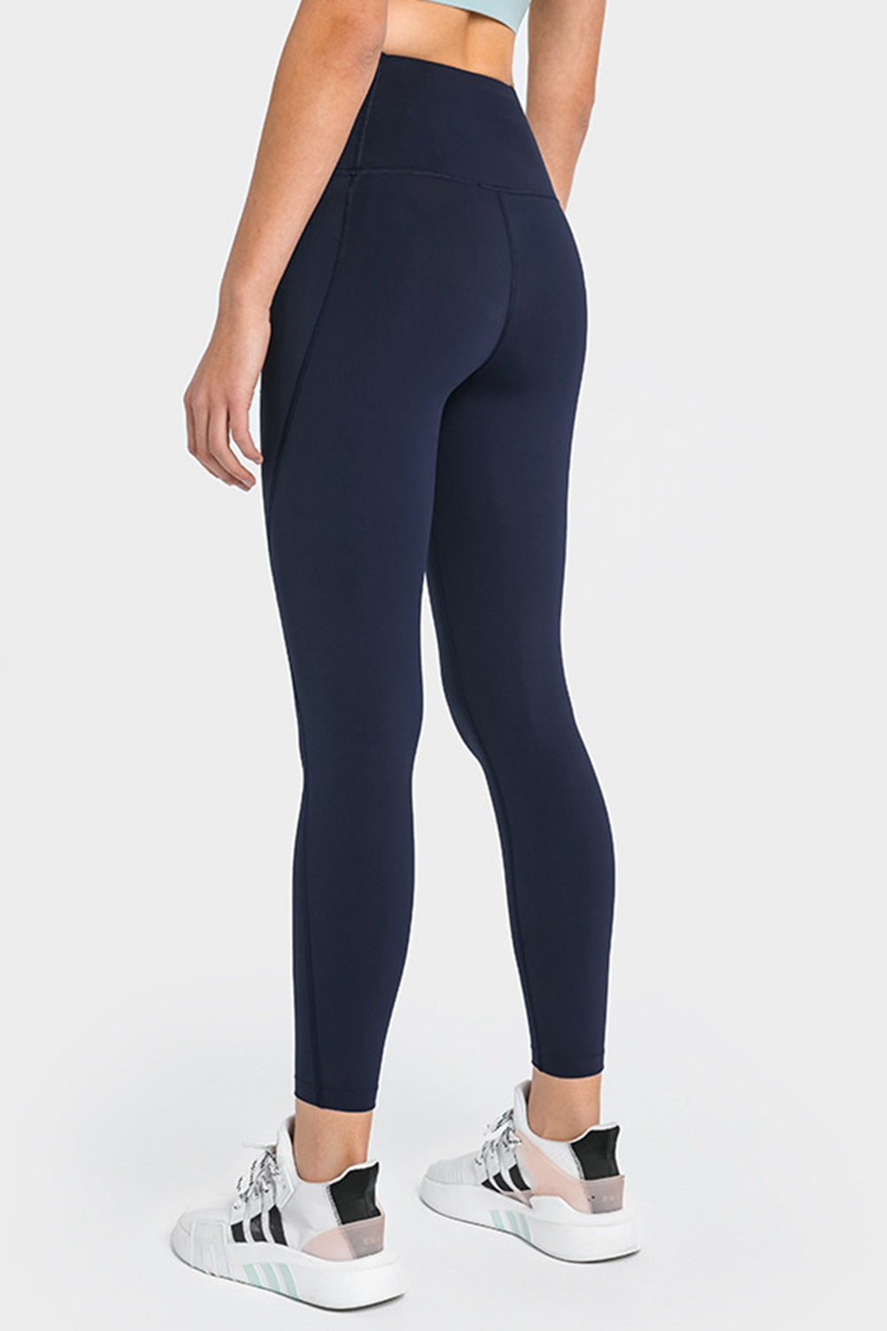 High Waist Ankle-Length Yoga Leggings with Pockets - Marie Lashaays 