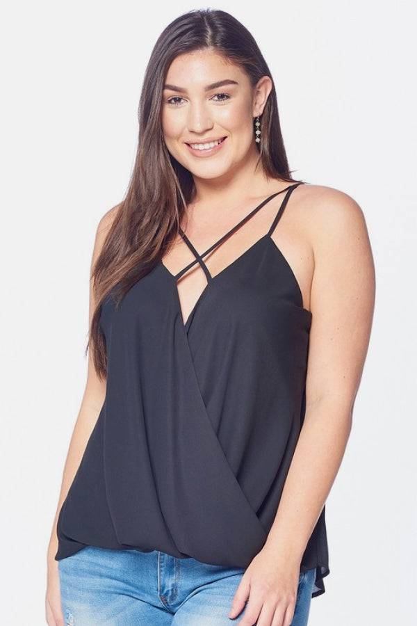 Plus Size Caged Top - Marie Lashaays 