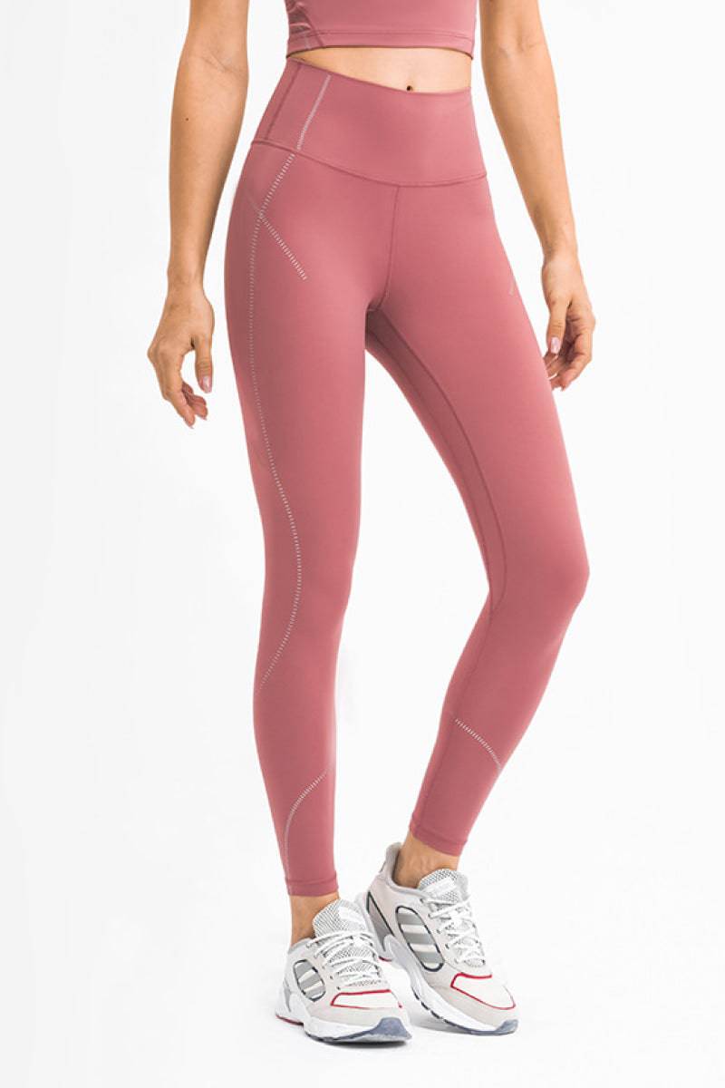 Striped Print Sports Leggings - Marie Lashaays 