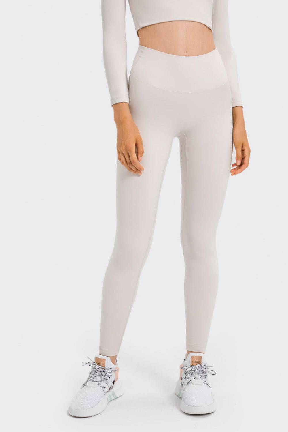 High Rise Crop Fitness Leggings - Marie Lashaays 