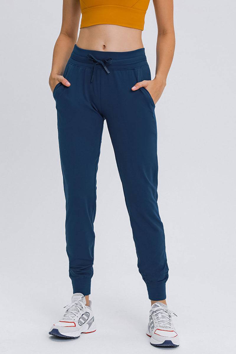 Slimming High Waist Joggers - Marie Lashaays 