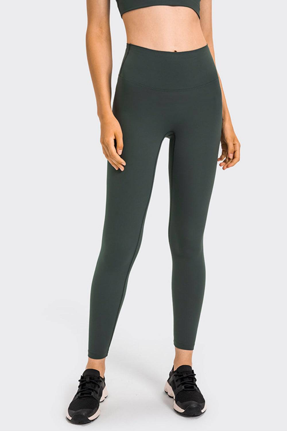 High Rise Crop Fitness Leggings - Marie Lashaays 