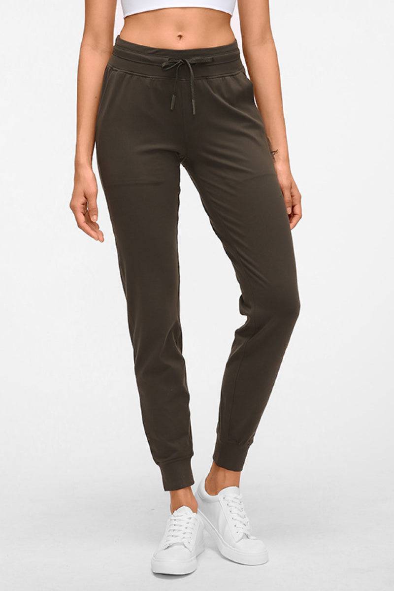 Slimming High Waist Joggers - Marie Lashaays 