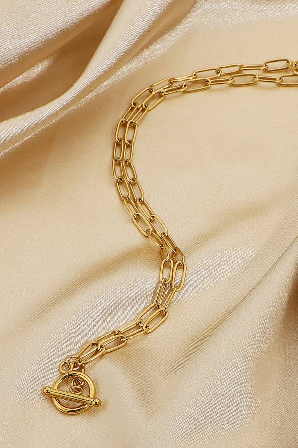 Gold  Necklace - Marie Lashaays 