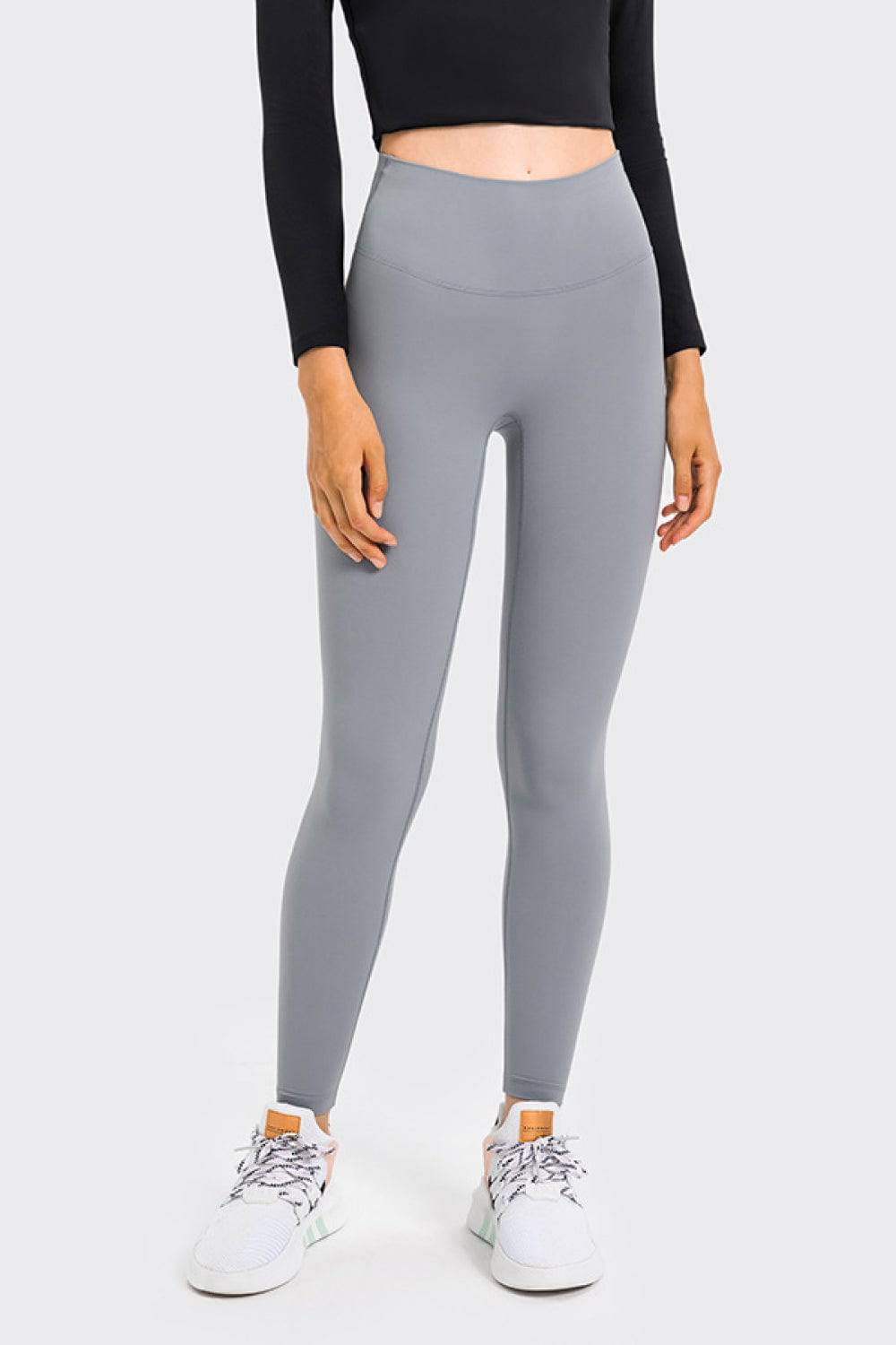 High Rise Crop Fitness Leggings - Marie Lashaays 