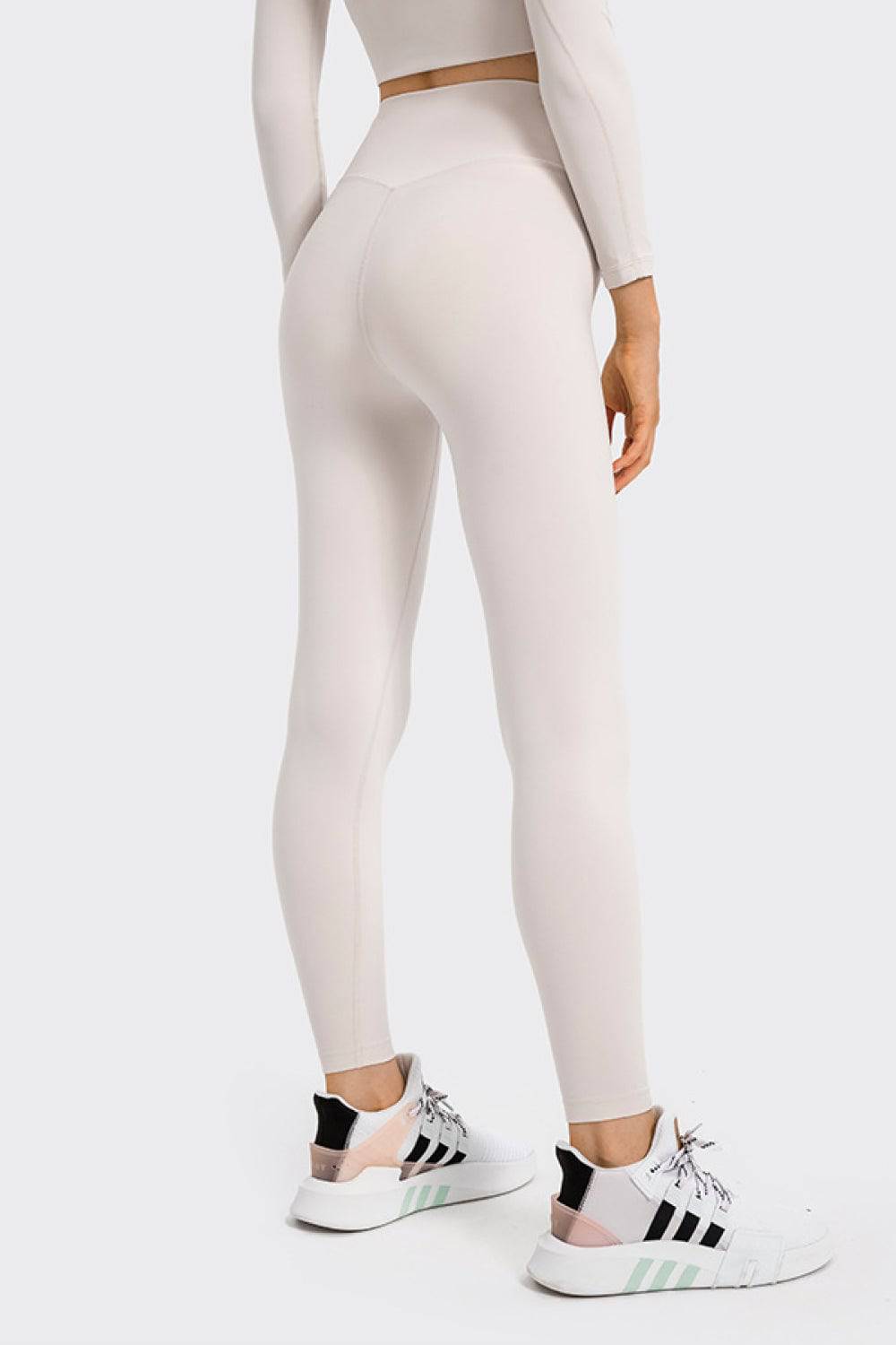 High Rise Crop Fitness Leggings - Marie Lashaays 