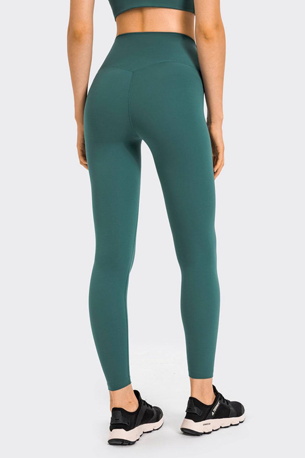 High Rise Crop Fitness Leggings - Marie Lashaays 