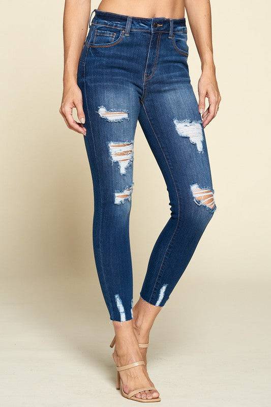 High Rise Destruction Jeans - Marie Lashaays 