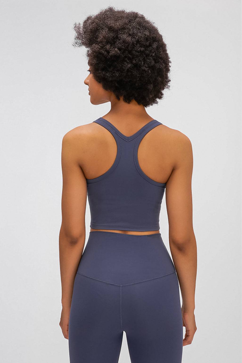 I-Shaped Back Tank Top - Marie Lashaays 