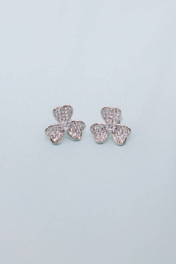 Inlaid Clover Stud Earrings - Marie Lashaays 