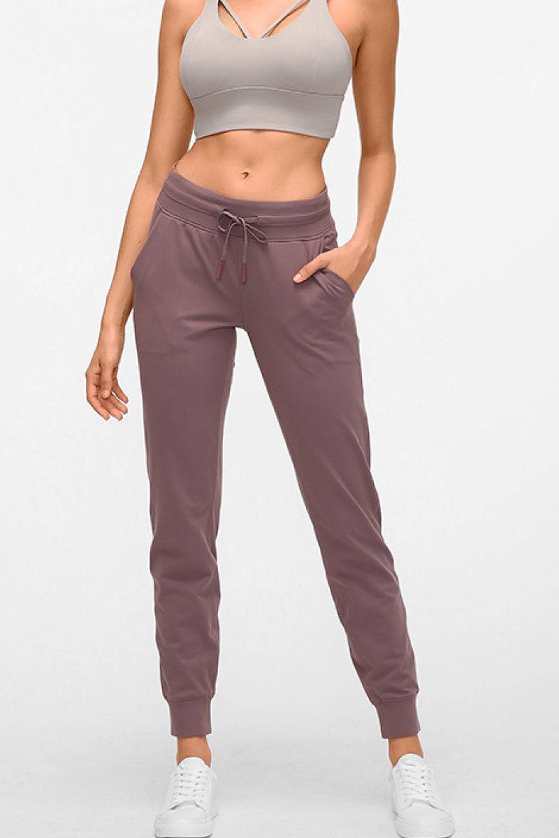 Slimming High Waist Joggers - Marie Lashaays 