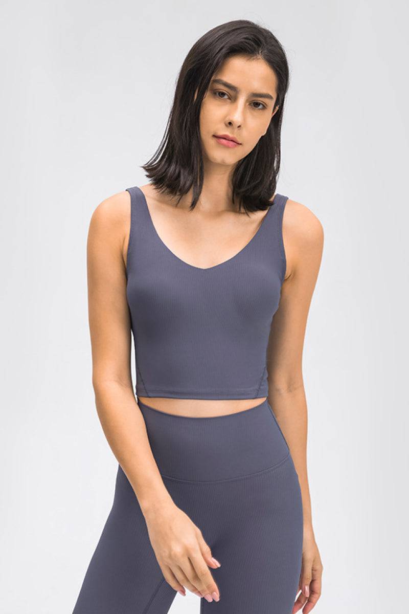 Solid Sports Tank Top - Marie Lashaays 