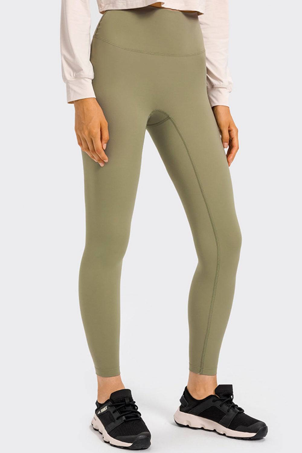 High Rise Crop Fitness Leggings - Marie Lashaays 