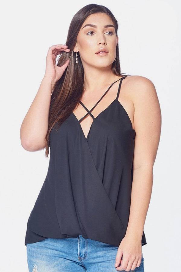 Plus Size Caged Top - Marie Lashaays 