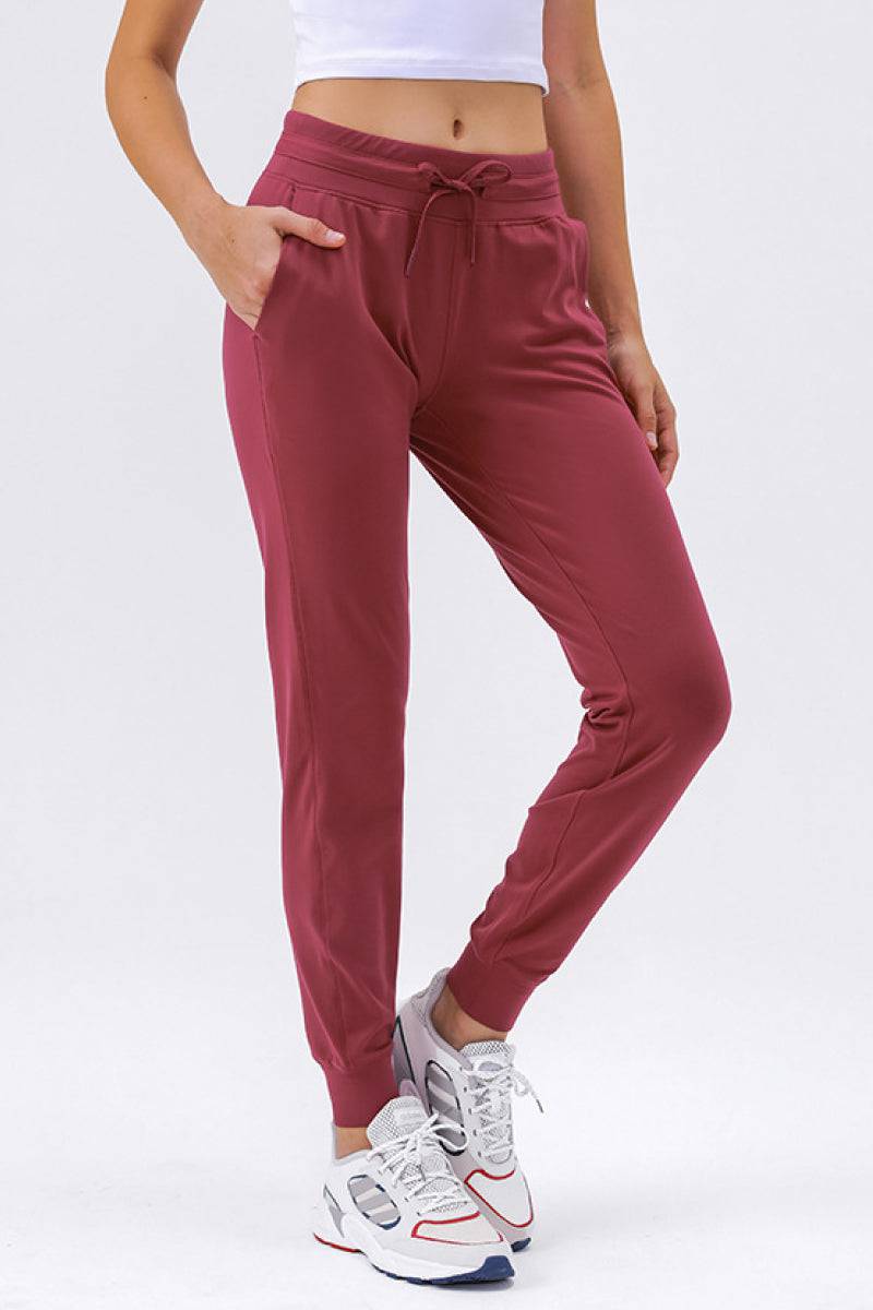 Slimming High Waist Joggers - Marie Lashaays 