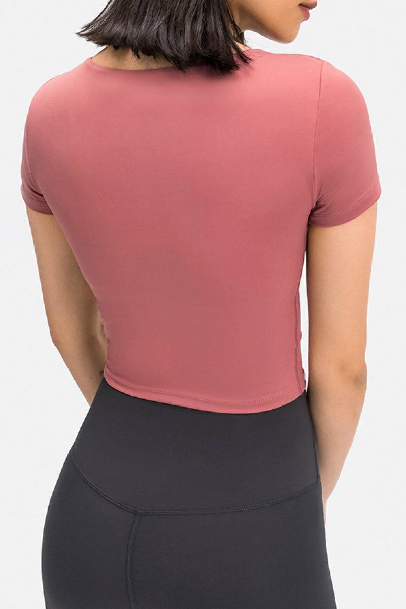 Square Neck  Crop Top - Marie Lashaays 