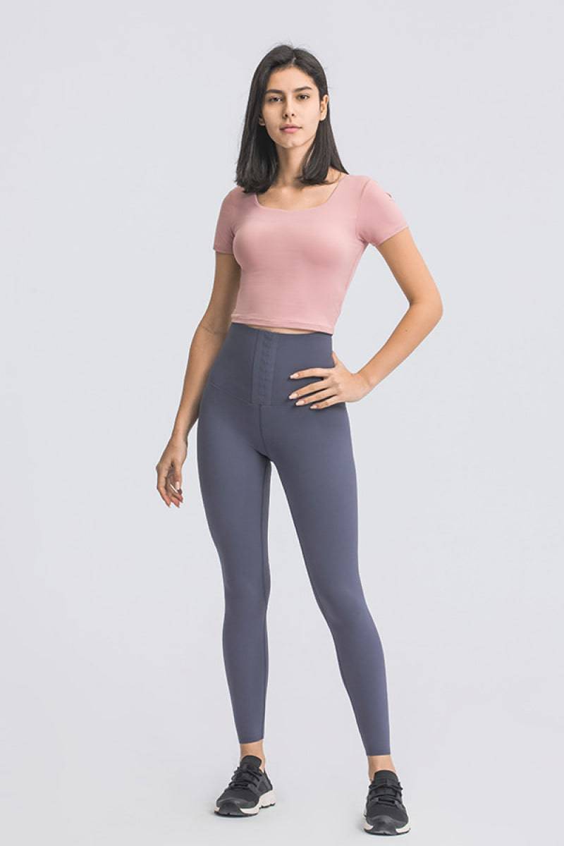 Square Neck Sports Tank Top - Marie Lashaays 