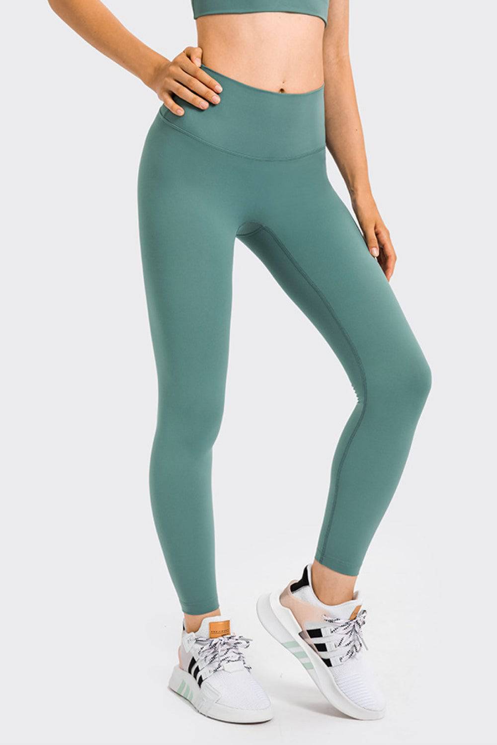 High Rise Crop Fitness Leggings - Marie Lashaays 